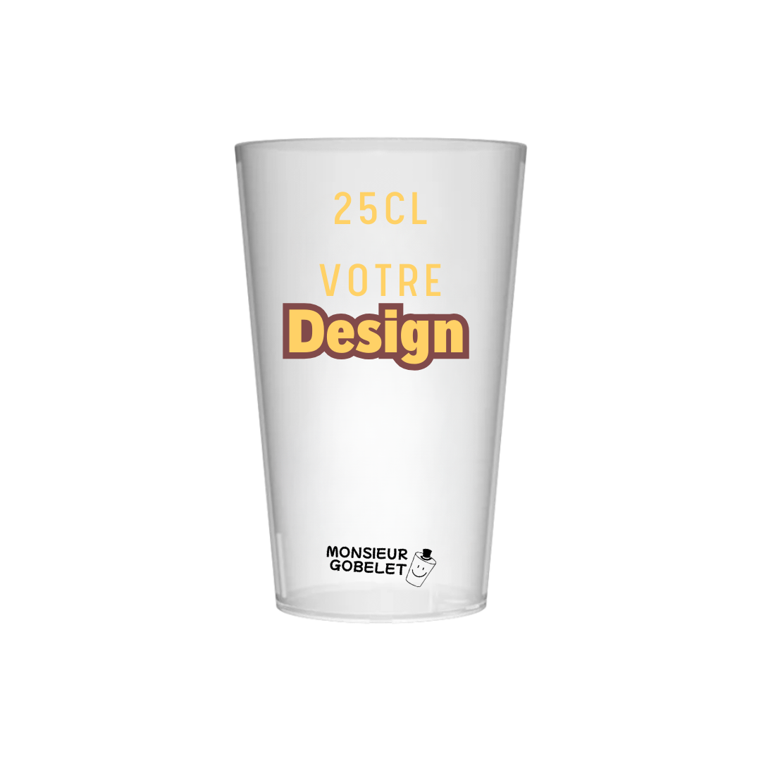 Gobelet à personnaliser - 25 cl